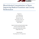BAC Concentration in Texas Report